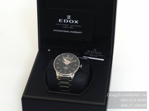 Đồng hồ EDOX – LES VAUBERTS AUTOMATIC MEN’S LỘ MÁY ,THÂN MỎNG, DÂY THÉP KHỎE KHOẮN (lướt)