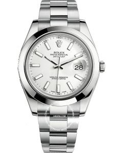 Đồng hồ Rolex Oyster Perpetual Datejust II 41 Black Dial M116300 116300 Mặt trắng - Lướt