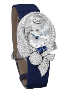 Đồng hồ Breguet Montre Haute Joaillerie Les Volants de la Reine GJ28BB/89/24D/DS8 Vàng trắng 18K