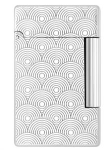 Bật lửa S.T Dupont Initial Guilloche Lighter Silver 020844