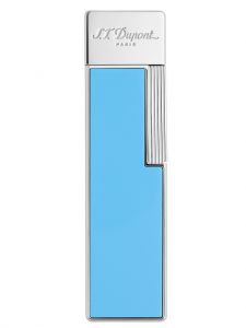 Bật lửa S.T Dupont Twiggy Lacquered Lighter Turquoise Blue 030007