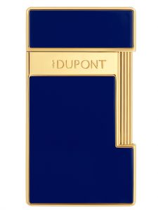 Bật lửa S.T Dupont Slimmy Lacquered Lighter Indigo Blue 028225