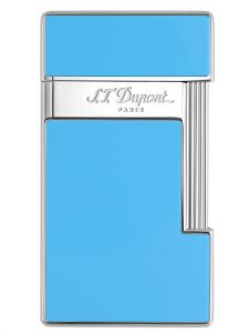 Bật lửa S.T Dupont Slimmy Lacquered Lighter Turquoise Blue 028007