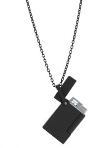 Bật lửa S.T Dupont Lighter Necklace Diamond Head Lighter Black K27068CH