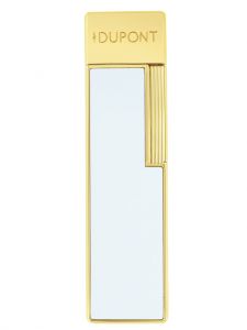 Bật lửa S.T Dupont Twiggy Lacquered Lighter White 030031