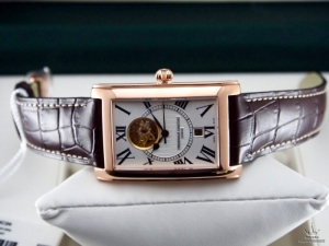 Đồng hồ FREDERIQUE CONSTANT SILVER DIAL BROWN LEATHER (lướt)