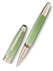Bút bi nước Montblanc Meisterstück Calligraphy Solitaire Celadon Dégradé Rollerball MB129555