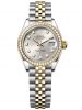 dong-ho-rolex-lady-datejust-26-m179383rbr-179383rbr-vang-kim-18ct-nieng-kim-cuong-hang-mat-so-silver-nam-kim-cuong-luot - ảnh nhỏ  1