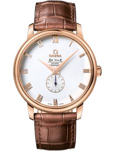 Đồng hồ Omega De Ville Prestige 4614.20.02 39 Vàng hồng 18K Roman Small seconds- Lướt