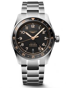 Đồng hồ Longines Spirit Zulu Time L3.802.4.50.6 L38024506 Thép và Ceramic