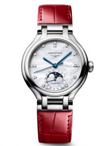 Đồng hồ Longines Elegance Primaluna Moophase L8.126.4.87.2 L81264872 Thép không gỉ