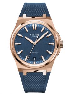 Đồng hồ Czapek Antarctique Rose Gold Rubber Blue