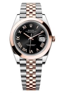 Đồng hồ Rolex Datejust 41 M126301-0024 126301-0024 Vàng Everose và thép Oystersteel Mặt số đen sáng