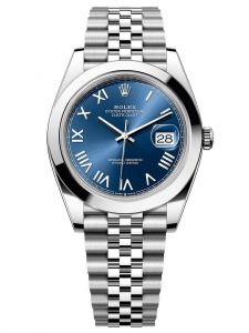 Đồng hồ Rolex Datejust 41 M126300-0030 126300-0030 thép Oystersteel Màu xanh sáng