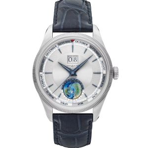 Đồng hồ Montblanc 1858 Annual Calendar Geosphere Limited Edition – 100 Pieces MB134026 134026 Trắng bạc 42mm