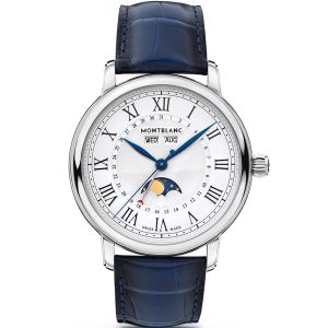 Đồng hồ Montblanc Star Legacy Full Calendar MB128676 128676 Trắng bạc 42mm