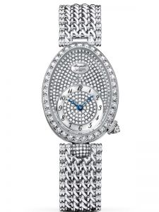 Đồng hồ Breguet Reine de Naples 8928 8928BB/8D/J20 DD00 Trắng xà cừ, Bạc 33 x 25mm