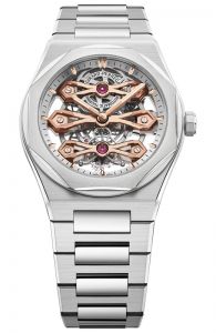 Đồng hồ Girard-Perregaux Laureato Fifty Three Gold Bridges 99112-58-3619-1CM Vàng trắng và Thép Mặt số Lộ cơ 41 mm