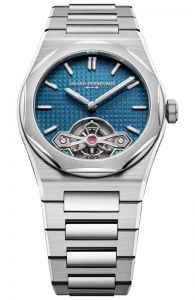 Đồng hồ Girard-Perregaux Laureato Fifty Tourbillon Micro-rotor 99116-11-3528-1CM Thép không gỉ Mặt số Xanh dương 39 mm