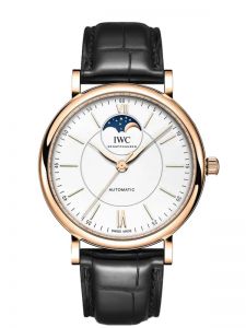 Đồng hồ IWC Portofino Automatic Moon Phase IW459403 Vàng hồng 18k Mặt số Bạc 40 mm