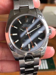 Đồng hồ Rolex Milgauss 40 M116400 116400 Mặt đen chống từ