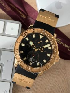 Đồng hồ Ulysse Nardin Maxi Marine Diver Chronometer Rose Gold 266-33 (lướt)