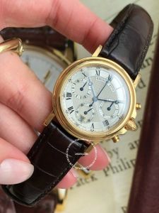 Đồng hồ Breguet Marine Chronograph Yellow Gold 3460BA (lướt)