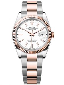 Đồng hồ Rolex Datejust 36 M126231-0018 126231-0018 Thép Oystersteel và Vàng Everose 18ct Mặt trắng