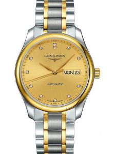 Đồng Hồ Longines Master  L2.755.5.37.7 L27555377 Kim Cương Day-Date - Lướt