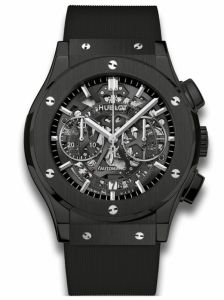 Đồng hồ Hublot Classic Fusion Aerofusion Black Magic 45 mm 525.CM.0170.RX Gốm Đen Skeleton Ceramic - Lướt