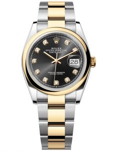 Đồng hồ Rolex Datejust M126203-0022 126203-0022 Oystersteel và vàng vàng, mặt số đen sáng kim cương