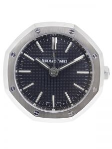 Đồng Hồ Audemars Piguet Clock Stainless Steel Blue Ap Royal Oak Table Clock - Blue