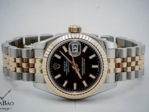 Đồng hồ Rolex Lady-Datejust 26 M179171 179171 Mặt đen cọc số index