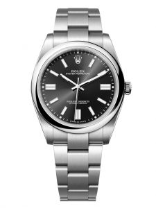 Đồng hồ Rolex Oyster Perpetual M124300-0002 124300-0002, mặt số đen sáng - Mẫu mới 2020