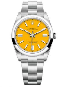 Đồng hồ Rolex Oyster Perpetual 41 M124300-0004 124300-0004 Thép Oystersteel Mặt Vàng - Mẫu 2020