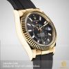 dong-ho-rolex-oyster-perpetual-sky-dweller-m326238-0009-326238-0009-black-oysterflex-vang-vang-luot - ảnh nhỏ 2