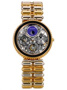 Đồng hồ Gérald Genta Astronomic Quantieme Perpetual Skeleton Gold G3103.4 - Lướt