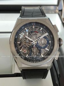 Đồng hồ Zenith Defy El Primero 21 Titanium  Skeleton  Alligator - 95.9000.9004 9590009004