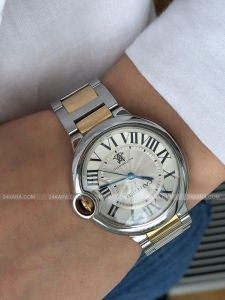 Đồng hồ Cartier Ballon Bleu 3284 W3bb0018 Womens Automatic Watch Two Tone Ss 36mm