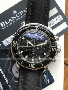 Đồng hồ Blancpain Fifty Fathoms Flyback Flyback Chronograph Mens Watch 5085F 1130