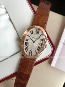 Đồng hồ Cartier Baignoire Large Rose Gold W800002