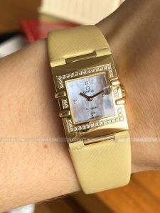 Đồng hồ Omega Constellation Quadra Quartz Gold & Dimonds & MoP 1635.79.69 16357969