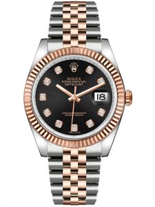 Đồng hồ Rolex Datejust 36 M116231-0056 116231-0056 Mặt đen cọc số kim cương