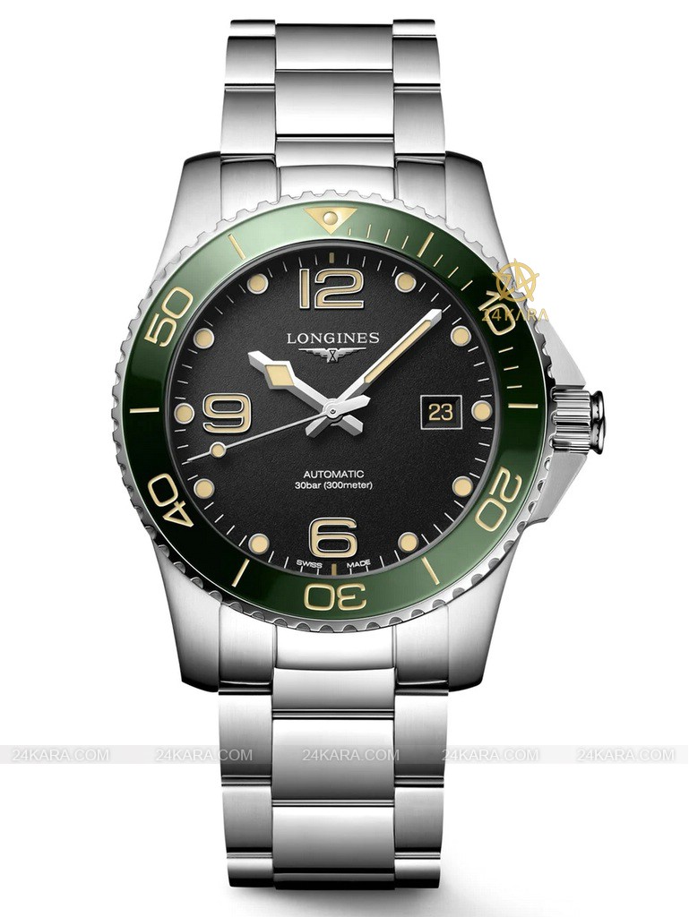 longines-hydroconquest-41mm-automatic-matte-black-dial-green-bezel-adventure-l3.781.4.05.2-l3.781.4.05.6-7