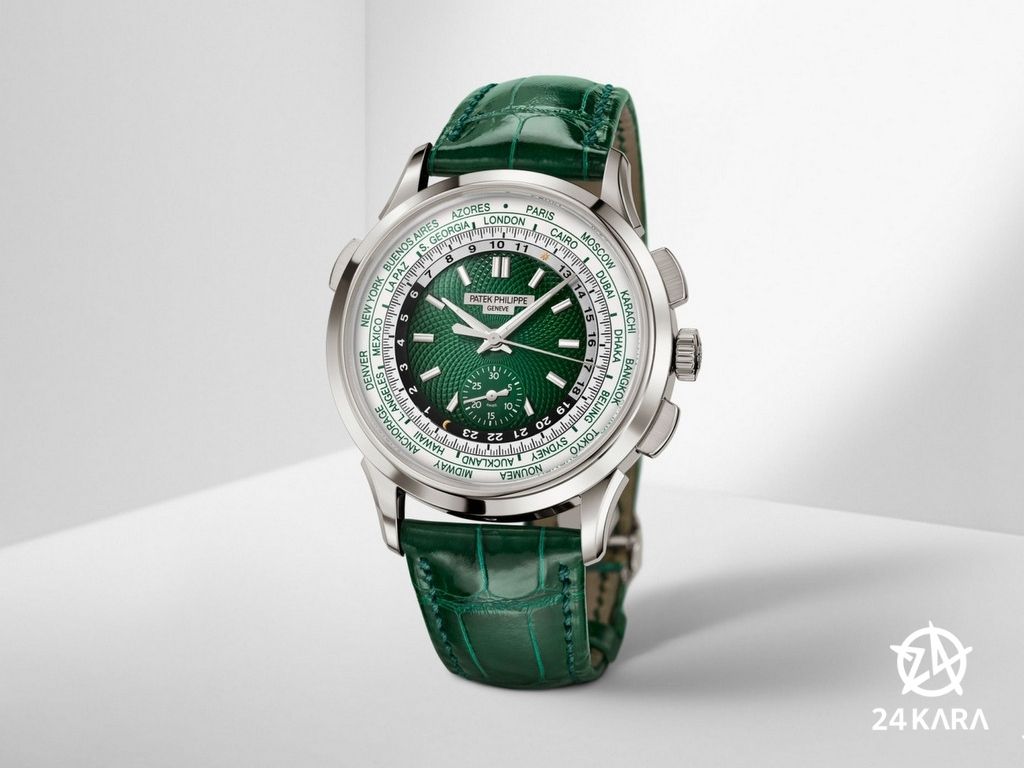 Giới thiệu đồng hồ Patek Philippe World-Time Chronograph 5930P-001 với chất liệu mới