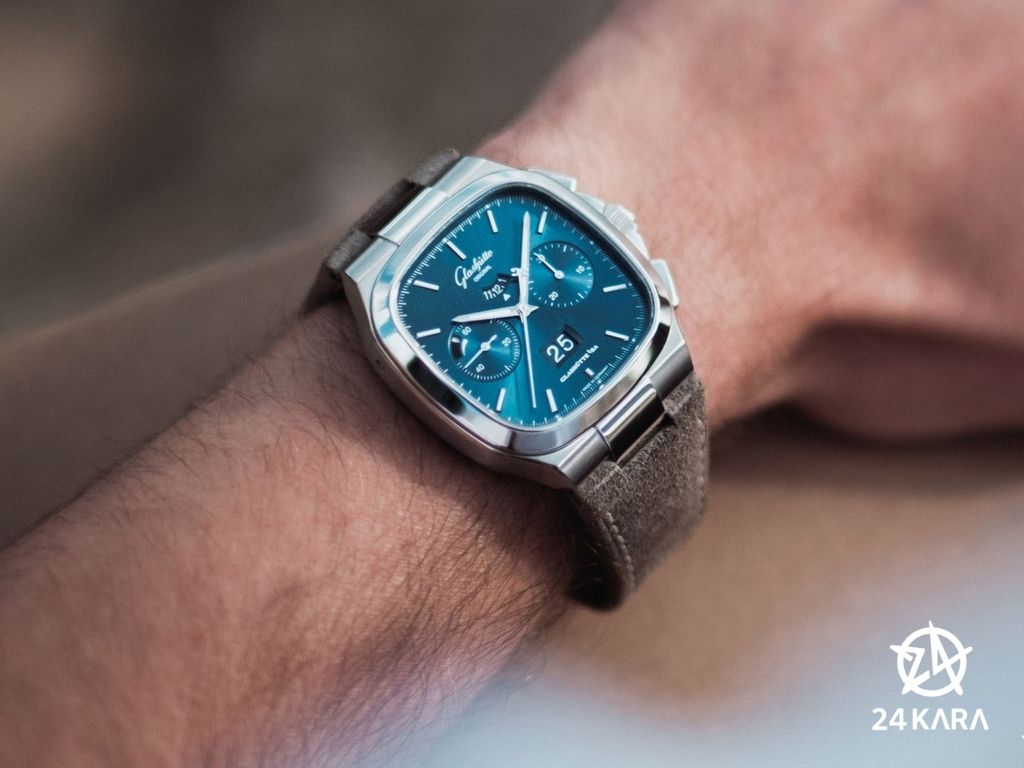 Giới thiệu các mẫu Glashutte Original Seventies Chronograph Date với mặt số xanh đậm mới