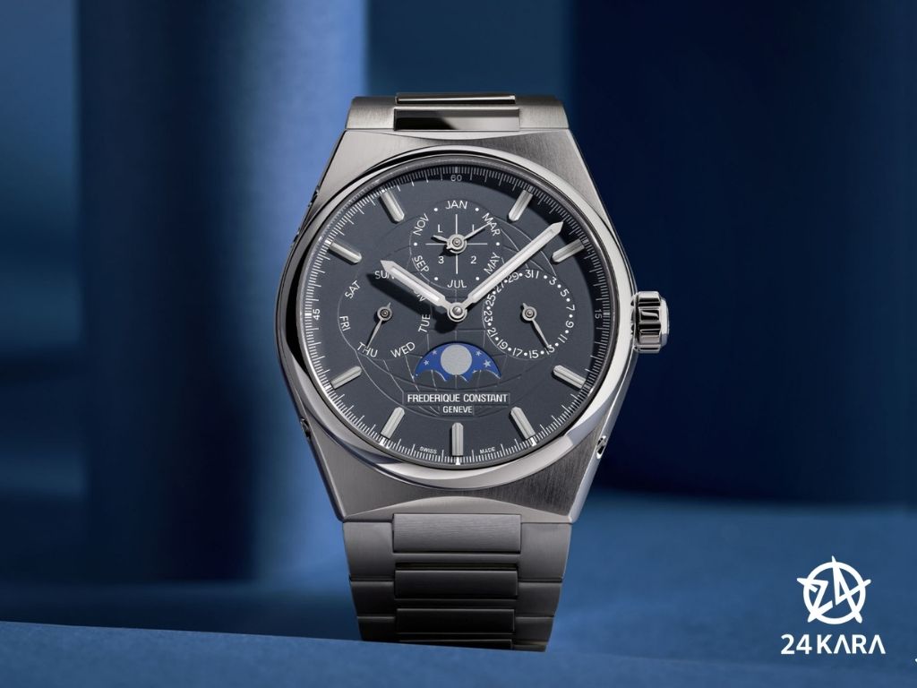 Giới thiệu đồng hồ Frederique Constant Highlife Perpetual Calendar Manufacture Blue-Grey Dial FC-775BL4NH6B mới