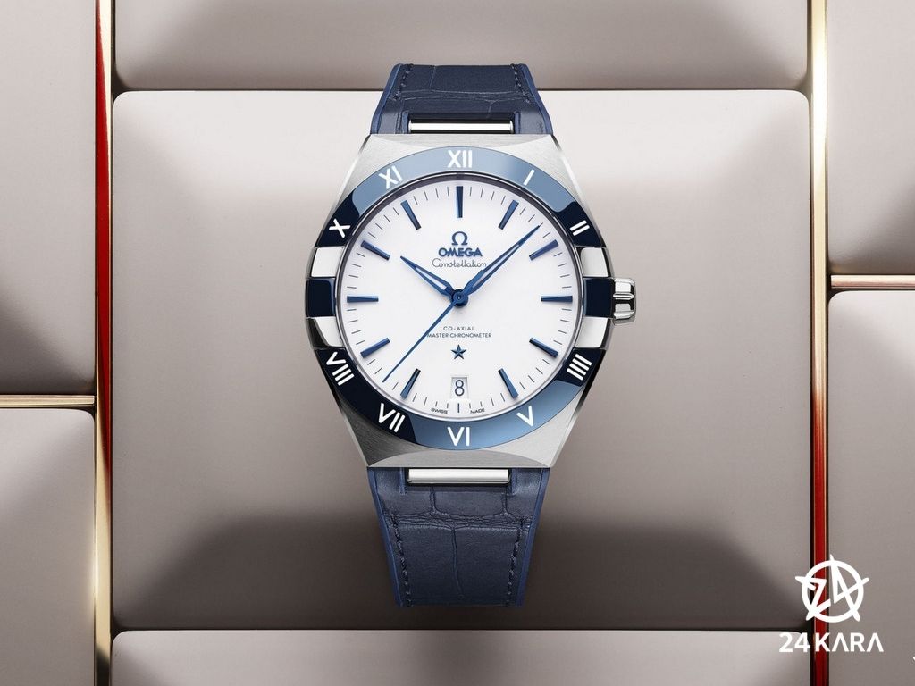 Giới thiệu các phiên bản đồng hồ Omega Constellation 41mm 2 tông màu mới