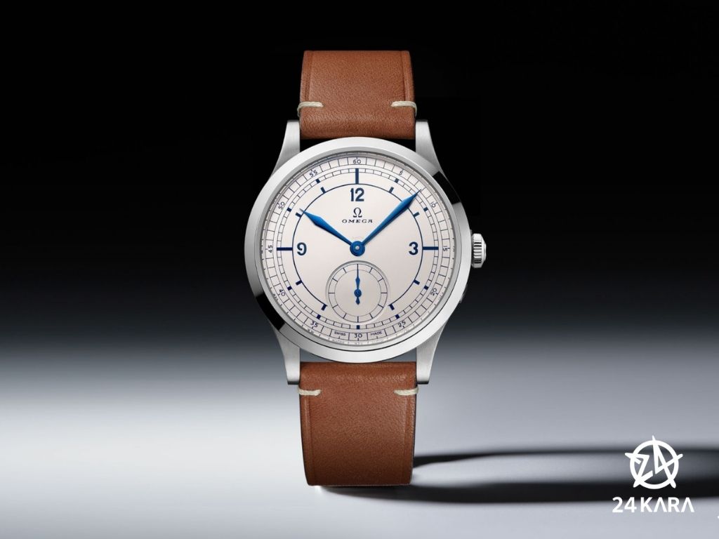 Giới thiệu đồng hồ Omega Sector Dial CK 859 Re-Edition 511.12.39.21.99.002 mới