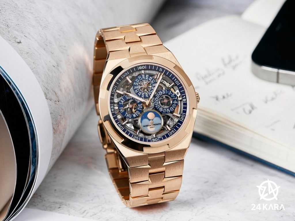 Giới thiệu đồng hồ Vacheron Constantin Overseas Perpetual Calendar Ultra-Thin Skeleton 4300V/120R-B642 mới